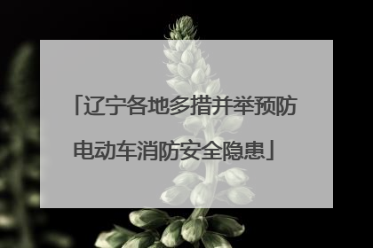 辽宁各地多措并举预防电动车消防安全隐患