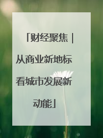 财经聚焦｜从商业新地标看城市发展新动能