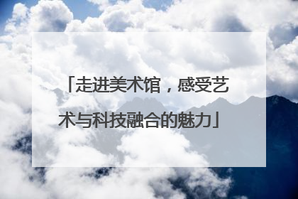 走进美术馆，感受艺术与科技融合的魅力