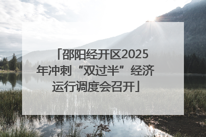 邵阳经开区2025年冲刺“双过半”经济运行调度会召开