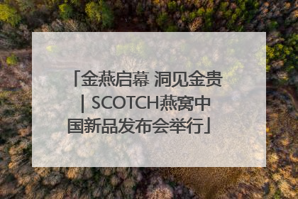 金燕启幕 洞见金贵｜SCOTCH燕窝中国新品发布会举行