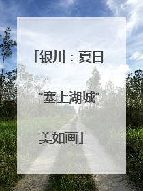 银川：夏日“塞上湖城”美如画