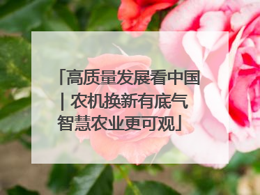 高质量发展看中国｜农机换新有底气 智慧农业更可观