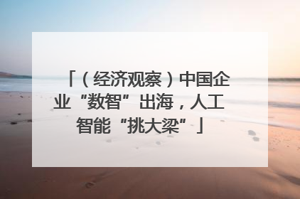 （经济观察）中国企业“数智”出海，人工智能“挑大梁”